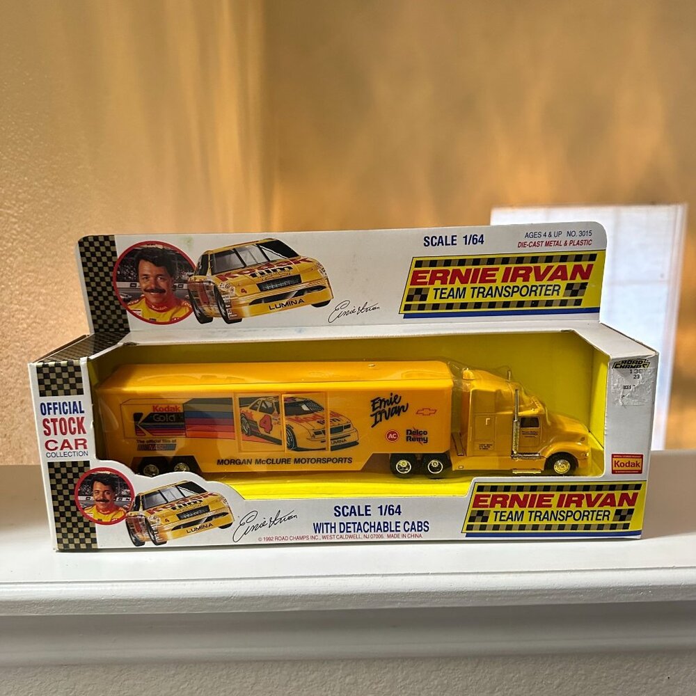 Ernie Irvan Team Transporter 1/64 Scale Die-Cast & Plastic Model
